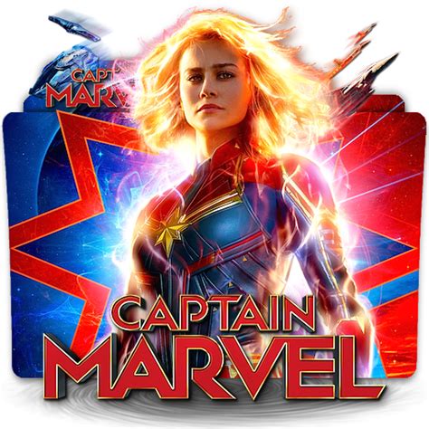 Captain Marvel movie folder icon v4 by zenoasis on DeviantArt