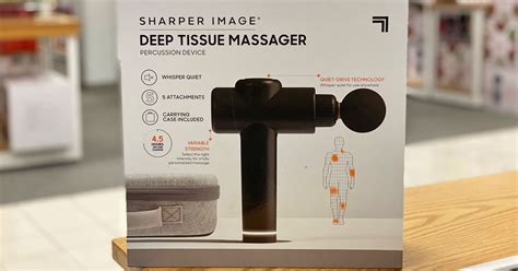 Sharper Image Deep Tissue Massage Gun Just 8499 Shipped Regularly