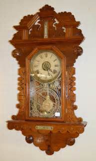 Antique E Ingraham Oak Hanging Kitchen Clock Price Guide