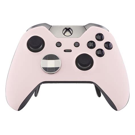 Xbox One Elite Controller Front Faceplate Soft Touch Sakura Pink