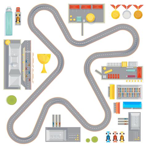 30 Race Track Clipart  Alade