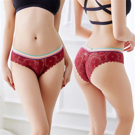 Pcs Sexy Temptation Lady Colored Striped Lace Transparent Seamless