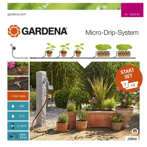 Gardena Micro Drip System Start Set Pflanztöpfe M Automatic Nr13002 20