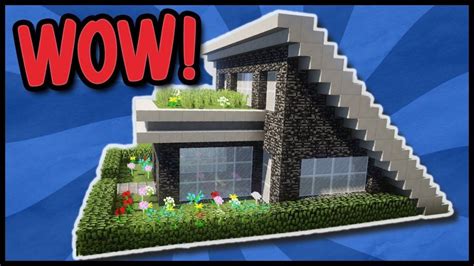 Einige sind modern, andere mittelalterlich, noch andere ganz normal. Minecraft Häuser Modern Zum Nachbauen | Haus Design Ideen