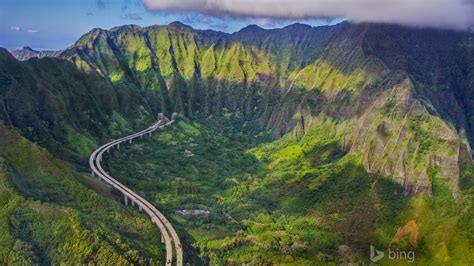 Interstate Island Of Oahu Hawaii 2016 Bing Desktop Wallpaper 1920x1080