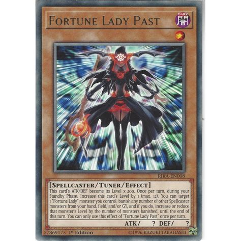 Yu Gi Oh Trading Card Game Rira En008 Fortune Lady Past 1st Edition