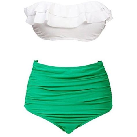 High Waist Bikini Wearlizer Two Piece Summer Swimwear Bathing Suit
