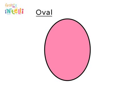 Teaching Oval Shape For Preschoolers How To Draw And Examples