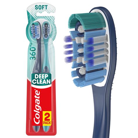 Colgate 360 Soft Bristle Toothbrush, Adult, 2 Pack in Nepal at NPR 3256