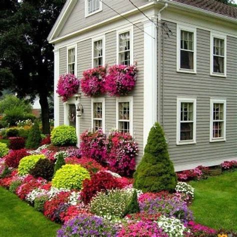 Color Color Color Beautiful Gardens Front Yard Landscaping Dream Garden