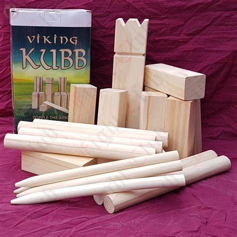 Kubb Viking Chess Wooden Game