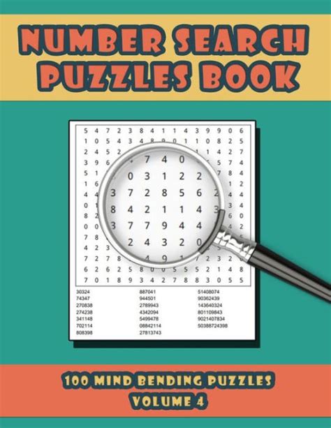 Number Search Puzzles Book 100 Number Search Puzzles For Exercising