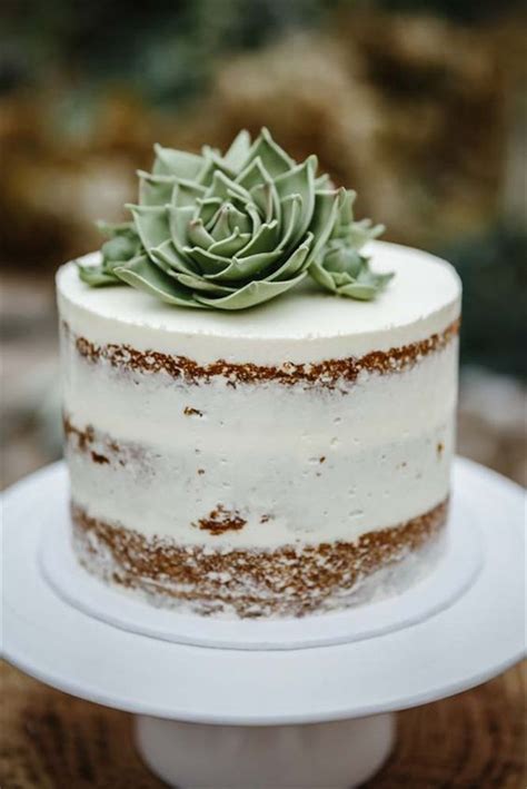 20 Succulent Wedding Cake Inspiration That Wow