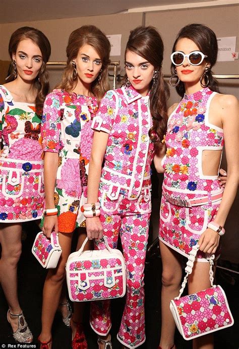 Swinging Sixties Are Back Moschino’s Flower Power Hits The Catwalk At Milan Fashion Week