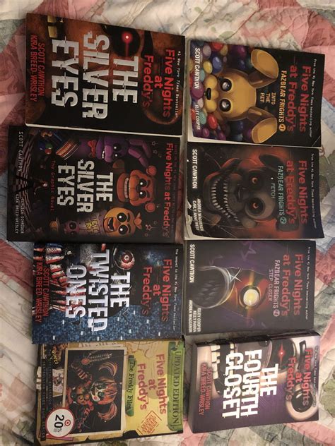 My Current Collection Of Fnaf Books Am Coming In The Mail R Fivenightsatfreddys