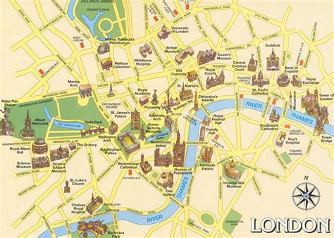 Carte De Londres Plan De Londres