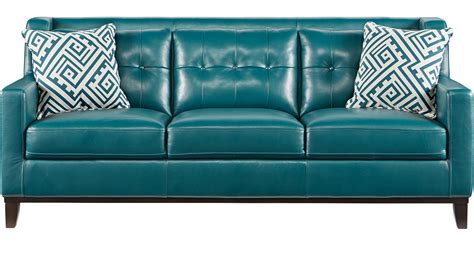 Your sofa should complement your lifestyle. $899.99 - Reina Green Leather Sofa - Classic - Contemporary,