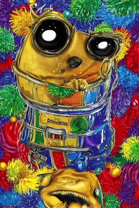 Yellow Oscar The Grouch · Creative Fabrica