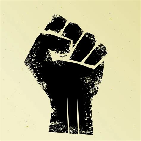 Black Power Fist Vector Art Stock Images Depositphotos