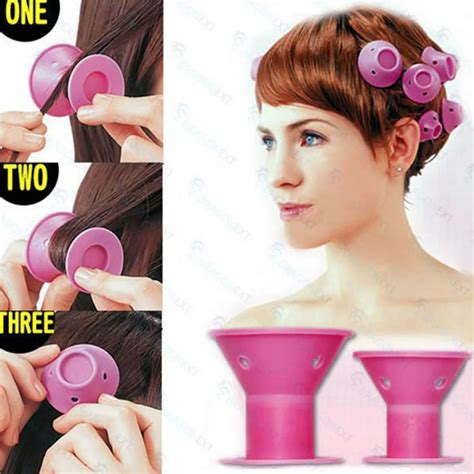 10pcsset Silicone Hair Curler Unique Fashionable Magic Hair Reel