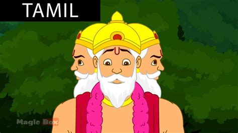 Brahma Krishna Vs Demons In Tamil Animated Cartoon Stories For