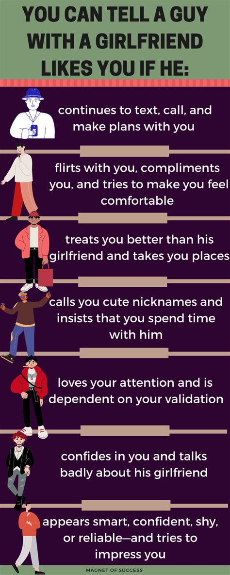 How To Tell If A Guy With A Girlfriend Likes You Magnet Of Success