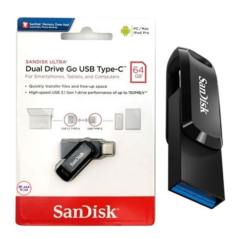 Sandisk 64gb Ultra Dual Drive Go Usb Type C Flash Drive Sdddc3 064g G46