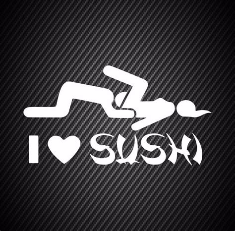 I Love Sushi Stickersmag