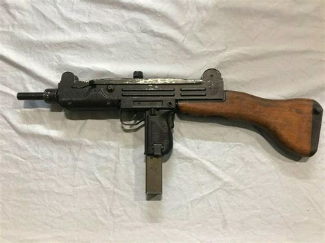 Mgc Replica Model Gun Uzi Wood Stock Hudson Tanaka Prop 3771334171
