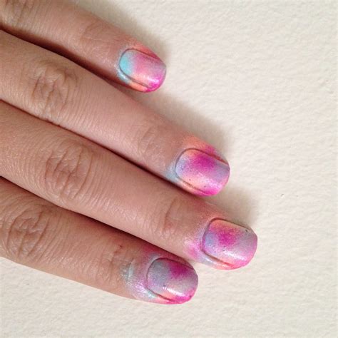 Pastel Rainbow Nails Cindys Cute Corner