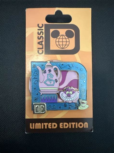 Disneys Alice In Wonderland Limited Edition Rotating Cheshire Cat Pin