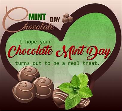 Chocolate Mint Happy Message Card 123greetings