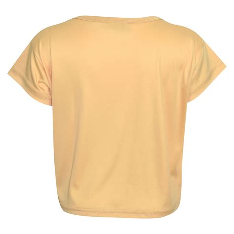 Girls Top Kids Plain Color Stylish Fahsion Trendy T Shirt Crop Top 7 13