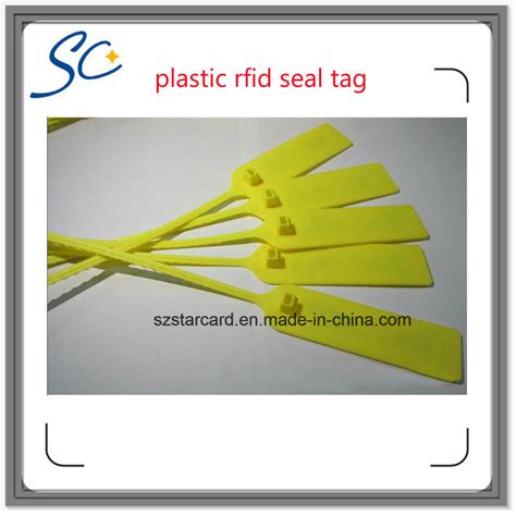 Customized Logo Uhf Rfid Plastic Seal Tag For Logistics Identification China Seal Tag And Uhf