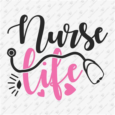 Nurse Life Svg Cut File Teedesignery