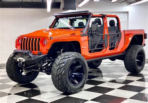 Custom Jeep Gladiator Orange Crush South Florida Jeeps