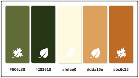 20 Best Fall Color Palettes For 2024 Venngage