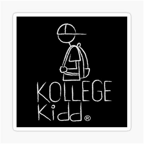 Kollege Kidd Sticker For Sale By Kushmink Redbubble
