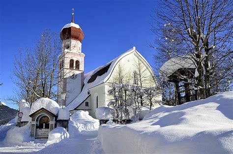 Church In Heavy Snow Photograph By Elzbieta Fazel