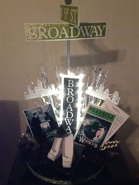Broadway Theme Bridal Shower Centerpiece Broadway Theme Party