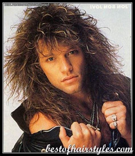 80s Hairstyles Jon Bon Jovi Jon Bon Jovi 80s Hair Bands Big Hair