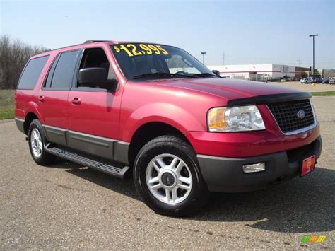 2003 Laser Red Tinted Metallic Ford Expedition Xlt 4x4 57271291