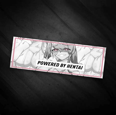 Jdm Anime Girl Sticker 7 Pack My Nerdy Needs