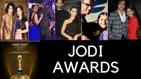 Iconic Gold Awards Best Jodi YouTube