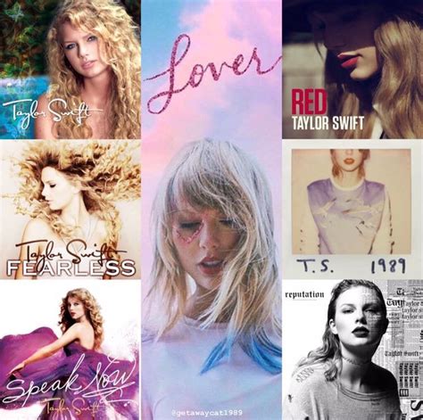 I Made A Collage Of All Of Taylors Album Covers💕 Taylorswift