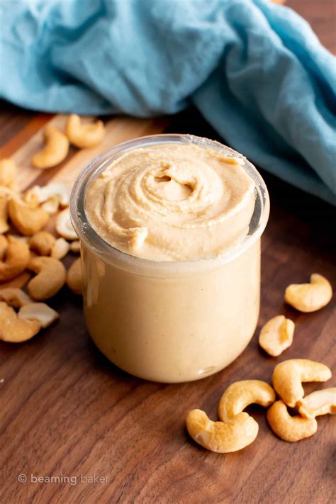 homemade cashew butter how to make cashew butter in minutes beaming baker