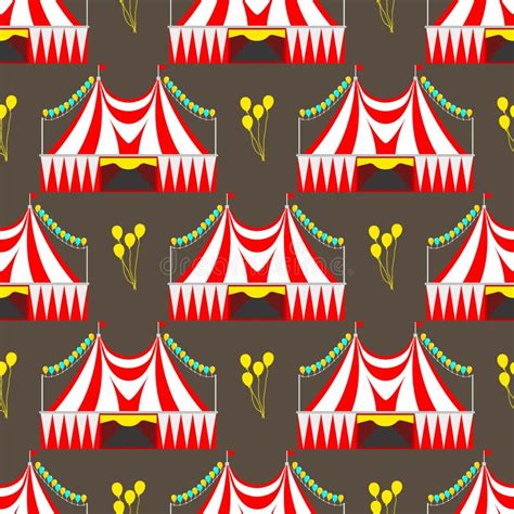 Circus Show Entertainment Tent Marquee Outdoor Festival Seamless