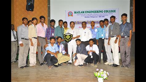 Mailam Engineering College Xvi Annual Sports Day 2014 Youtube