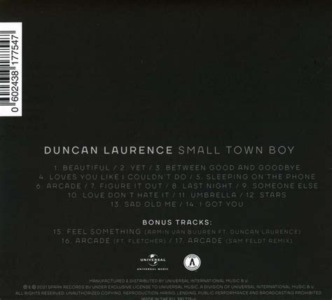 Duncan Laurence Small Town Boy Deluxe Edition Cd Jpc