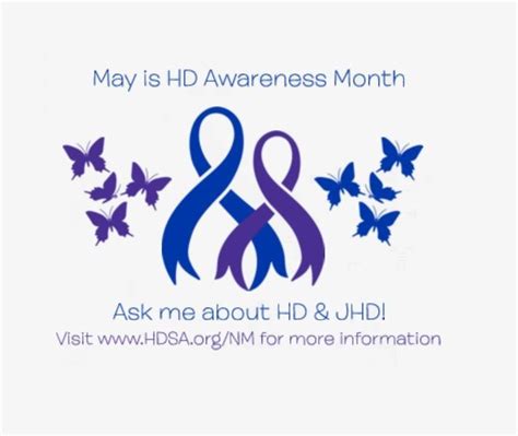 May Is Hd Awareness Month Change Your Profile Picture During The Month